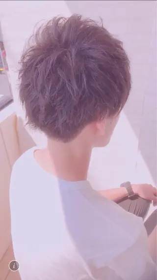 ショート メンズ 福見 美保のヘアスタイル