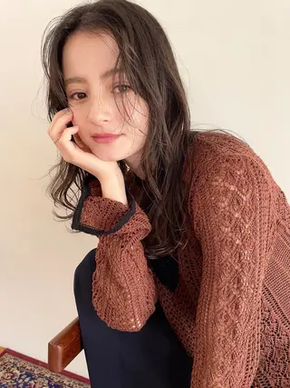 ロング カラー towa 【横浜・上野】のヘアスタイル
