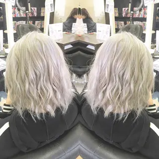 ミディアム カラー 💓シールエクステ ルミエールのヘアスタイル