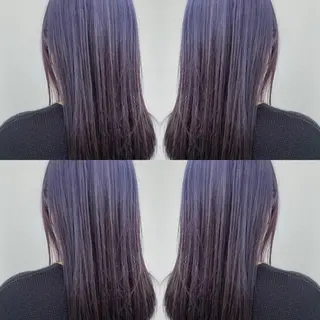 ロング カラー ナカタケ ユウのヘアスタイル