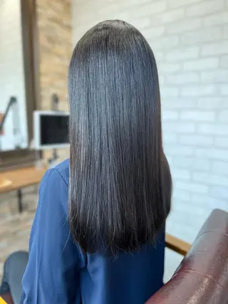 ロング 多賀 順平のヘアスタイル