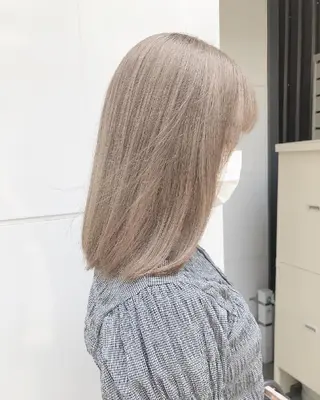 ミディアム カラー ヘアアレンジ TOMONA👑 GiseL梅田店のヘアスタイル