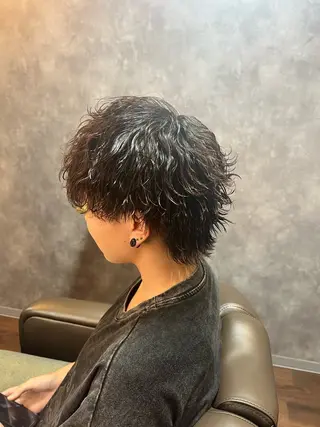パーマ メンズ メンズサロンBOLT浜口店所属・高村 吉斗のヘアスタイル