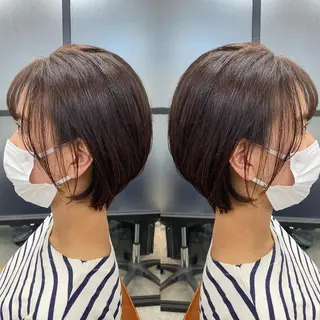 ショート カラー 艶カラー吉祥寺🌸 KAZUEのヘアスタイル