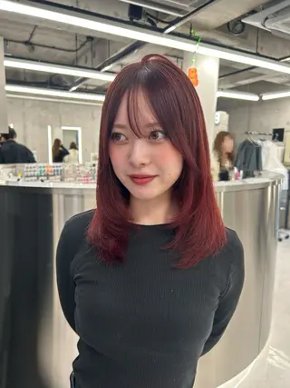 セミロング カラー カラー/エクステ 🤍ルナのヘアスタイル