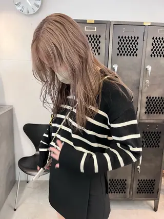 セミロング カラー 樫原裕二 /柔らかいカラーのヘアスタイル