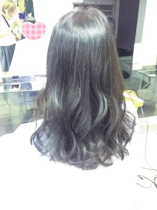 ロング miyu 美髪縮毛矯正𓂃꙳⋆のヘアスタイル