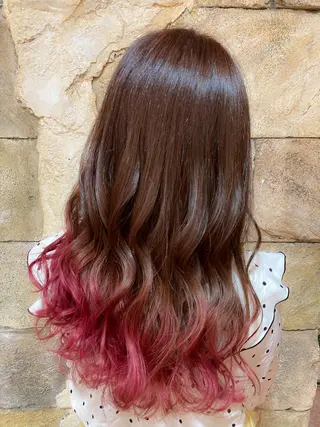 カラー 水島 悠香子のヘアスタイル