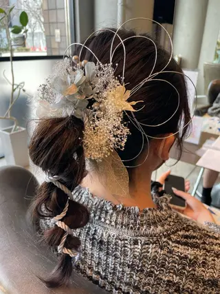 ヘアアレンジ 🍒serika 暖色カラー 🍒のヘアスタイル