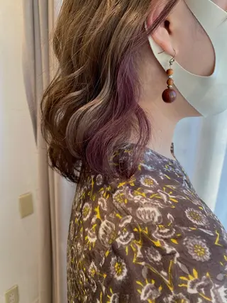 ショート カラー sio.nail&eyebrow salon shimokitazawa2号店所属・nailist mana𖤐´-のネイルデザイン