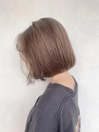 ミディアム カラー 髪質改善 ヒデのヘアスタイル