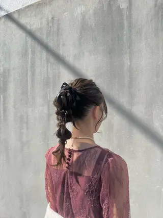 ヘアアレンジ 都築 明日香のヘアスタイル