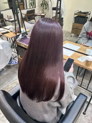 ロング 縮毛矯正得意です🉐 ♡のぐちまおのヘアスタイル