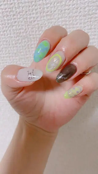 ネイル nail salon  AlgeTy所属・✴︎:.｡. MAKI.｡.:✴︎のネイルデザイン