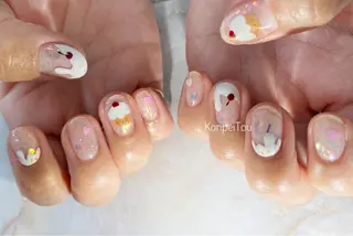 ネイル おうちのネイルサロン konpeiTou〜こんぺいとう〜所属・おうちのネイルサロン KonpeiTouのネイルデザイン