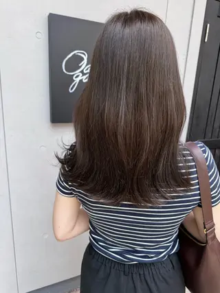 セミロング カラー OAK 中目黒のヘアスタイル