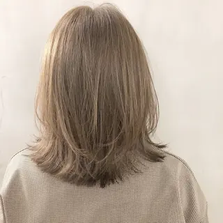 ミディアム カラー PEACE by CITA所属・AKIHIRO🔸 骨格診断似合わせのヘアスタイル