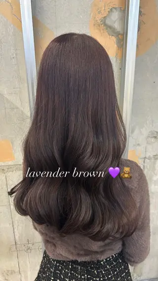 ロング カラー kanon♡ 暖色カラー‎🤍のヘアスタイル