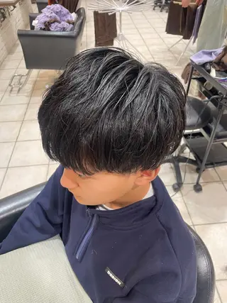 メンズ 🩵RIKO🩵 透明感カラー🫧のヘアスタイル