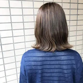 ミディアム キノシタ ナオユキのヘアスタイル