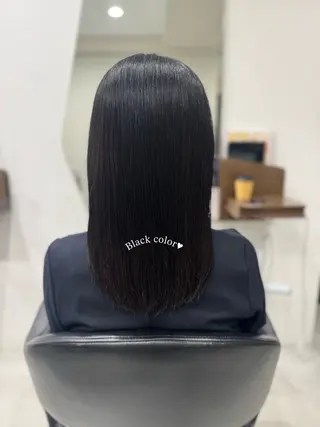 セミロング カラー 🤍うる艶カラー🤍 たむら みなみ 銀座のヘアスタイル