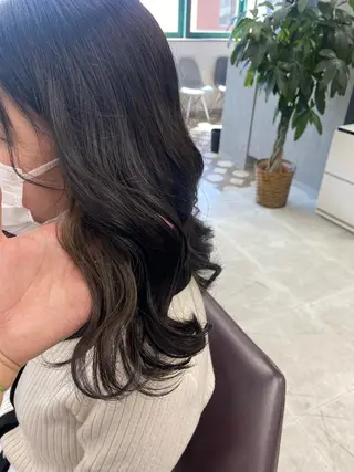 ミディアム カラー jill by gisel＿奥家のヘアスタイル