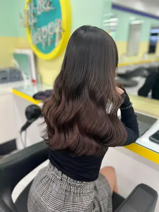 ロング カラー パーマモデル募集💖 まなみのヘアスタイル