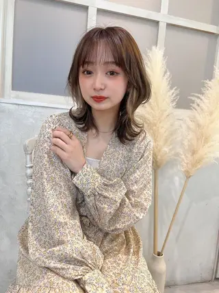 セミロング FORTE MiLA 新居尚志のヘアスタイル