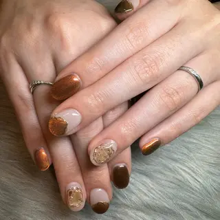 ネイル EARTH守谷店所属・🩶EARTH守谷店 YURA🦋のネイルデザイン