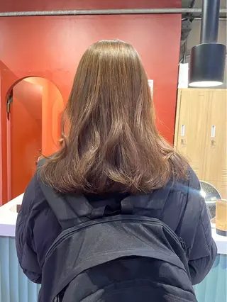 ミディアム LOREN＋透明感 オリーブhirokoのヘアスタイル