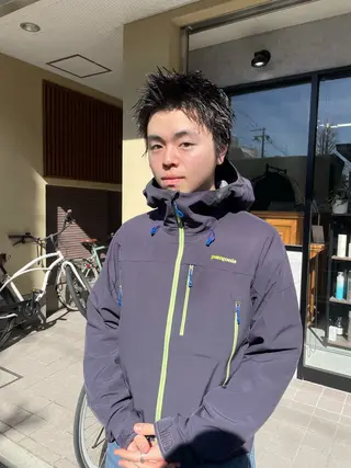 メンズ darts所属・マツダ レンのヘアスタイル