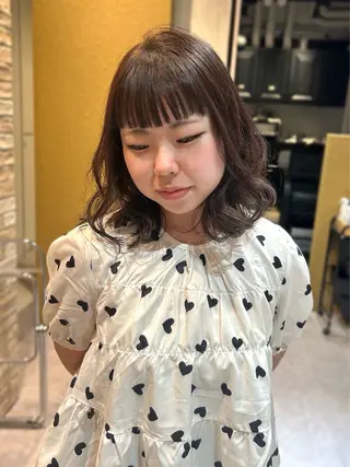 カラー 透明感カラー/ネイル COCORO🎀☘️のヘアスタイル