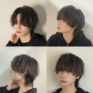 パーマ メンズ えーき/ウルフ/ パーマ/トレンドのヘアスタイル