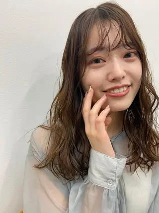 ロング カラー ヘアアレンジ 透明感カラー 🩰asumiのヘアスタイル