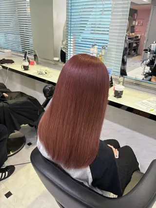 ミディアム ‎🤍トレンドモテ髪 ‎🤍暖色🤍りなのヘアスタイル