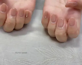 ネイル ショートネイル. Home sweetのネイルデザイン