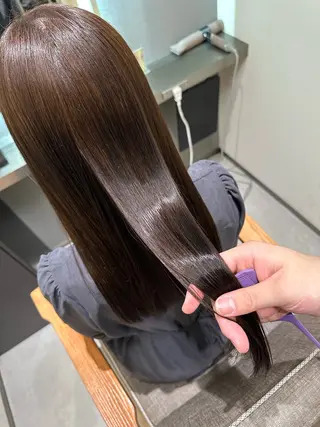 ロング カラー ヘアアレンジ 大人美人:髪質改善 ✂︎YUGOのヘアスタイル