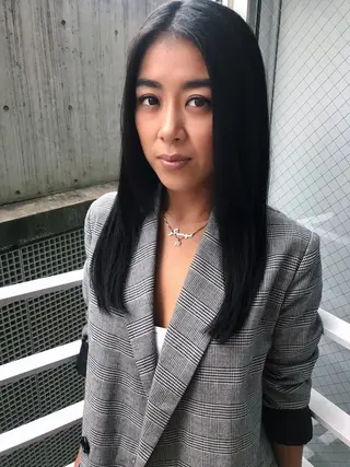 セミロング ヘアアレンジ レイヤーカット/艶髪 🎀笠原 優花🎀のヘアスタイル