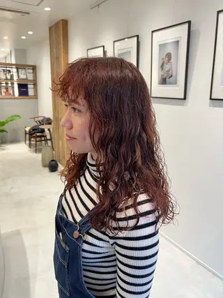 ロング パーマ/名古屋パーマ / コデラ ナナホのヘアスタイル