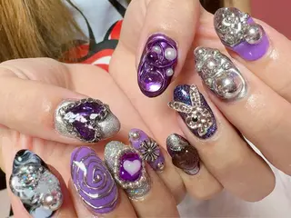 ネイル Nail Atelier IamI所属・アイアムアイ 大村磨衣のネイルデザイン