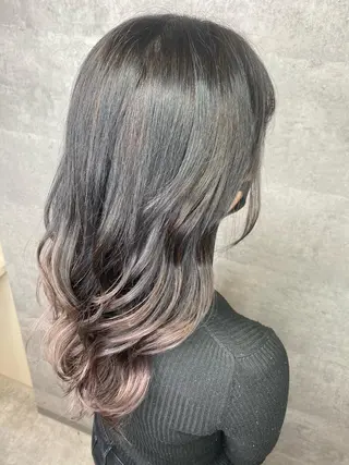 ロング カラー 🌿海山龍馬🌿前髪 /顔まわり/レイヤーのヘアスタイル