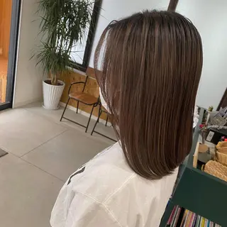 カラー ブリーチカラー よねだまことのヘアスタイル