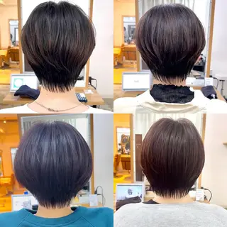 ショート カラー ショートヘア、ボブ こやさん　コヤマのヘアスタイル