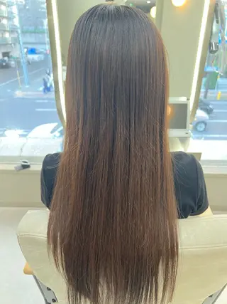 ロング カラー i.+SAPPORO所属・艶ワンカラー♡ ゆうかのヘアスタイル