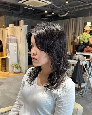 ミディアム 似合わせスタイル 山本風太のヘアスタイル