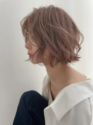 ミディアム カラー AVANCE.光明池所属・megumi ⭐︎のヘアスタイル