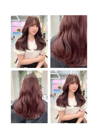 セミロング カラー the path shogo🌻のヘアスタイル