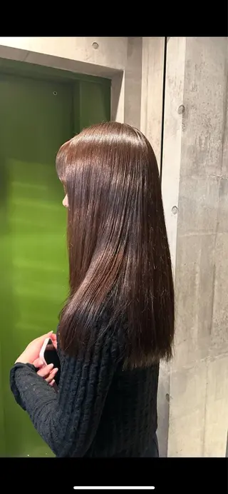 セミロング Nagi ブリーチモデル募集のヘアスタイル