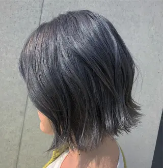 ミディアム カラー edge.所属・くまがい みゆ【edge.】のヘアスタイル