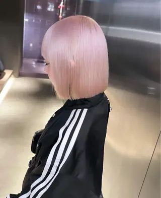 ミディアム 名古屋栄♡PELE/ ブリーチ/ハイトーンのヘアスタイル